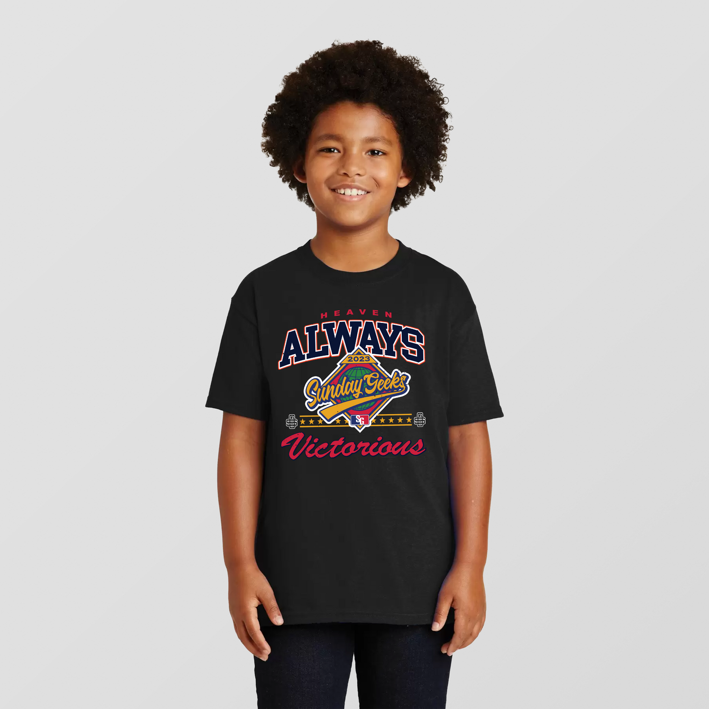 Kids Heaven Always Victorious Tee